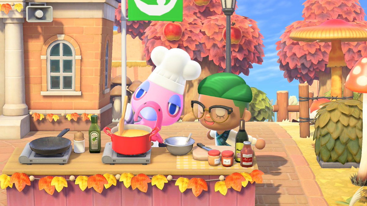 Nintendo Uk On Twitter There S Not One But Two New Island Visitors To Look Forward To This Winter In Animal Crossing New Horizons Cooking With Franklin Or Delivering Gifts For Jingle There S