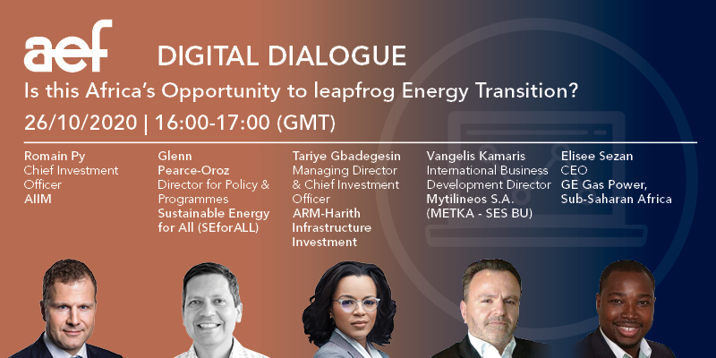 EnergyNet_Ltd's tweet photo. Watch our Dialogue "Is this Africa's Opportunity to leapfrog Energy Transition?" ON-DEMAND and find out what do these terms mean, and what do they equate to in an African context. Watch the session on-demand here: https://t.co/ZbQeJuFnwM #DEF2020  #aef20 #energynews https://t.co/vIdE5G0sM1