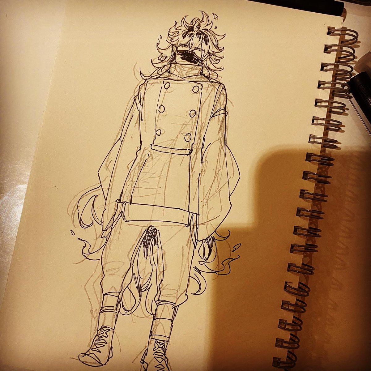 推しに好きな服着せてみた
#ツイステファンアート 