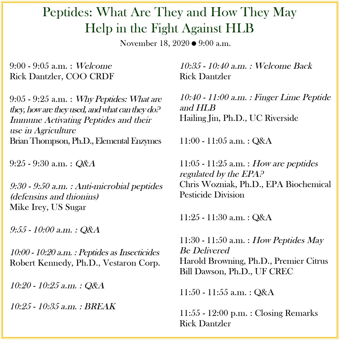 Today's the Day! Join us for a Zoom seminar to learn all about Peptides! Begins this morning at 9:00 a.m. EST at us02web.zoom.us/j/87469502190?…