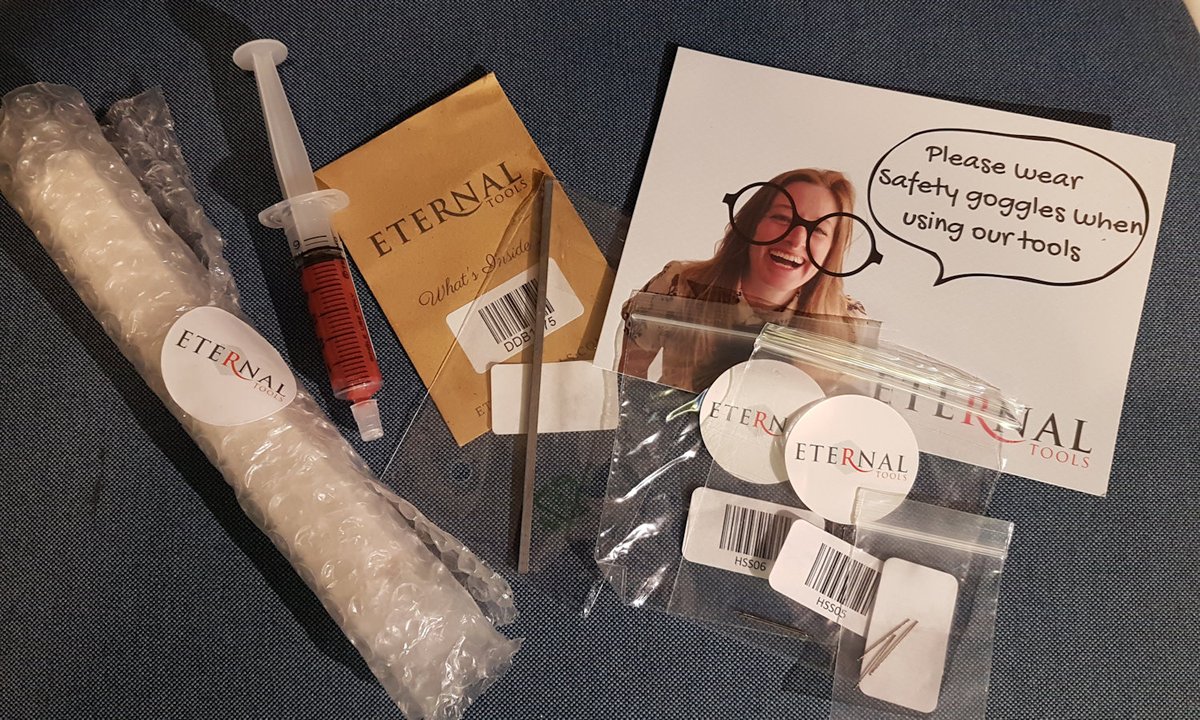 A_Mechanician's tweet image. Always get a warm feeling when I order from @EternalTools   It was my mentor that put me in touch with them when they hadn&apos;t been going long and so it always feels good to support them. Ever helpful.