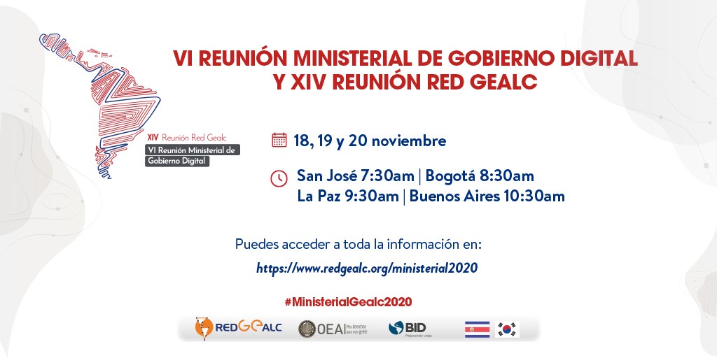 iahalman's tweet photo. Hoy inicia a las 8:30am la VI Ministerial de Gobierno Digital de la región de América Latina y el Caribe.  Panamá fue el país anfitrión en la V Ministerial 2018. Están invitados a seguirla en https://t.co/PSmsi4GuRv https://t.co/CfYTudLUxp