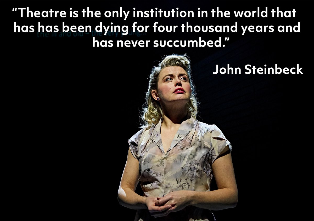 ..."It requires tough and devoted people to keep it alive." 

We're looking forward to welcoming you all back when we can❤️ #LoveTheatreDay