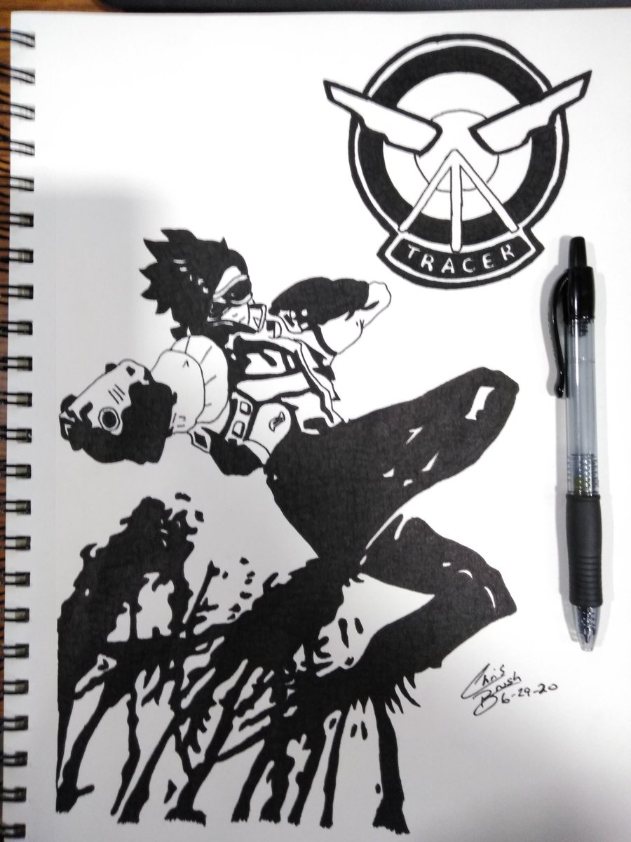 VeiledCreations's tweet photo. Another "Ink'd" piece I'd did. This one is of #Tracer from #Overwatch and is also up for sale on my Etsy shop (link in bio)

#OverwatchFanart #Overwatchtracer #inkdrawing #art #walldecor #framedpictures #supportartists #VeiledCreations https://t.co/4X956pbUhy