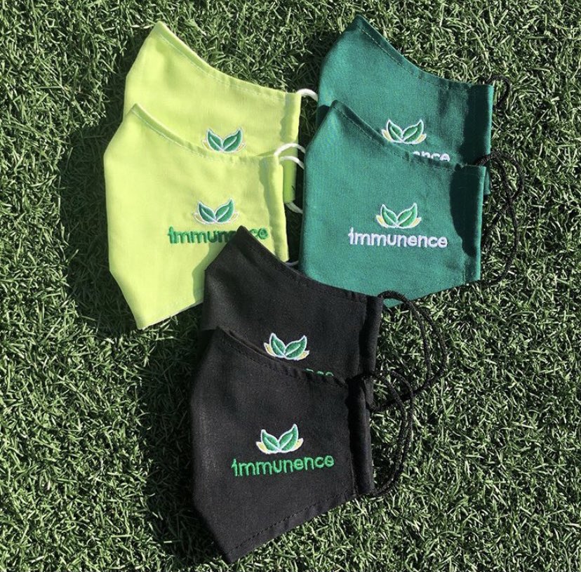 loveimmunence's tweet photo. Brand new Immunence face masks! Stay protected in style! Keep safe everyone! 
#Covid_19 #coronavirus #facemask #healthy #healthylifestyle https://t.co/wnlW51rLtO