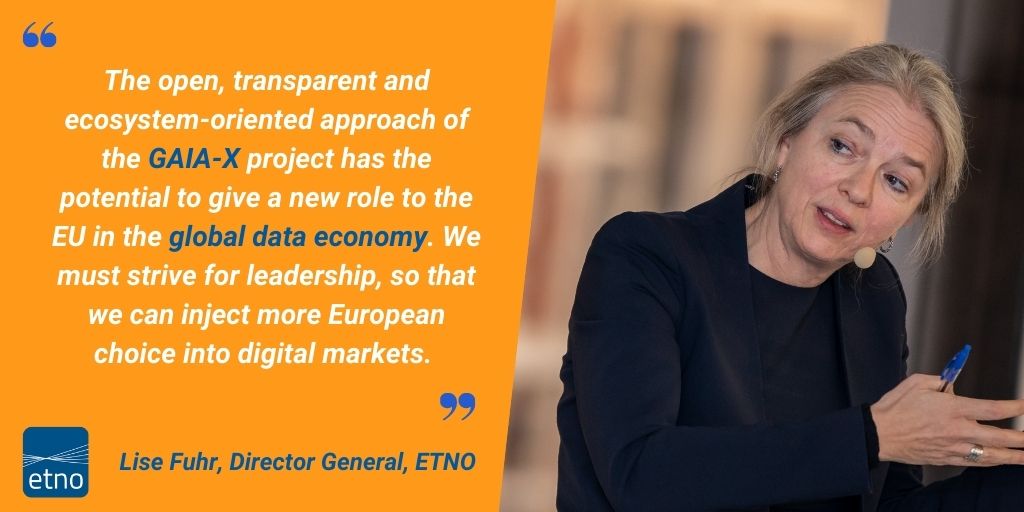 connecteuropex's tweet image. 🇪🇺 ETNO joins GAIA-X Association, calls for EU leadership in the data economy. 🗞️ Read our Press Note here: bit.ly/3fcaoRx #GAIAX #EUDataStrategy #DataEconomy #Cloud #EUCloud #DataSharing #digital 🇪🇺