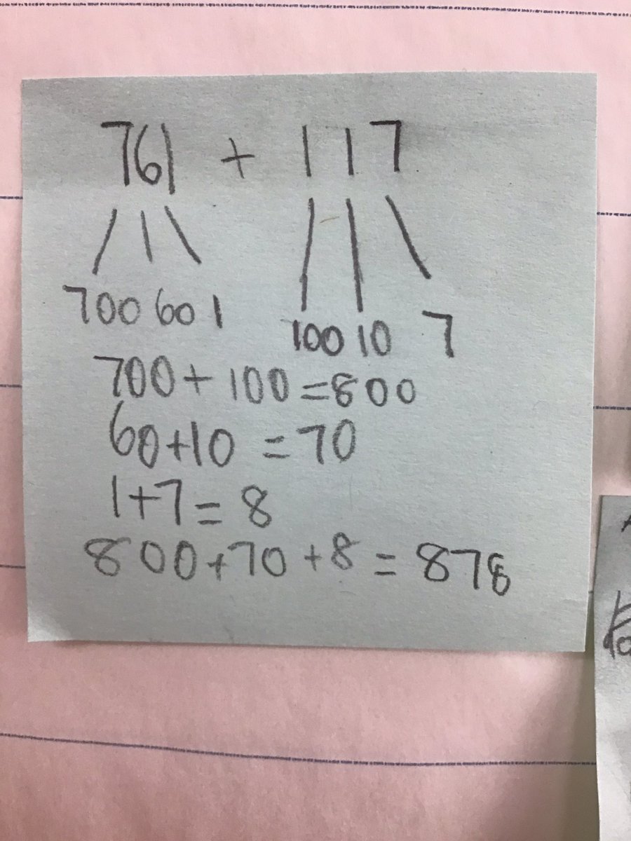 Yesterday, 3C reviewed some new addition strategies we have been learning. We are making our own anchor charts and tools to help us use these new strategies with confidence! <a href="/HTSRichmondHill/">HTS Richmond Hill</a>