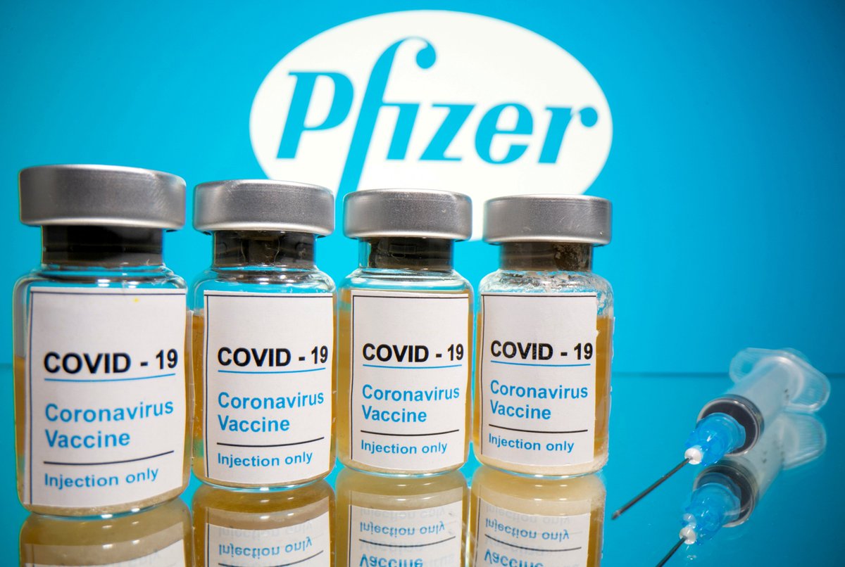 BREAKING: Pfizer says its #COVID19 vaccine is 95% effective after final results, and wants emergency FDA approval.

It plans 1.3 billion doses by 2021, but 80% is already bought by rich countries. One of them, the U.S., rejected a WHO plan for equal distribution to poorer places.