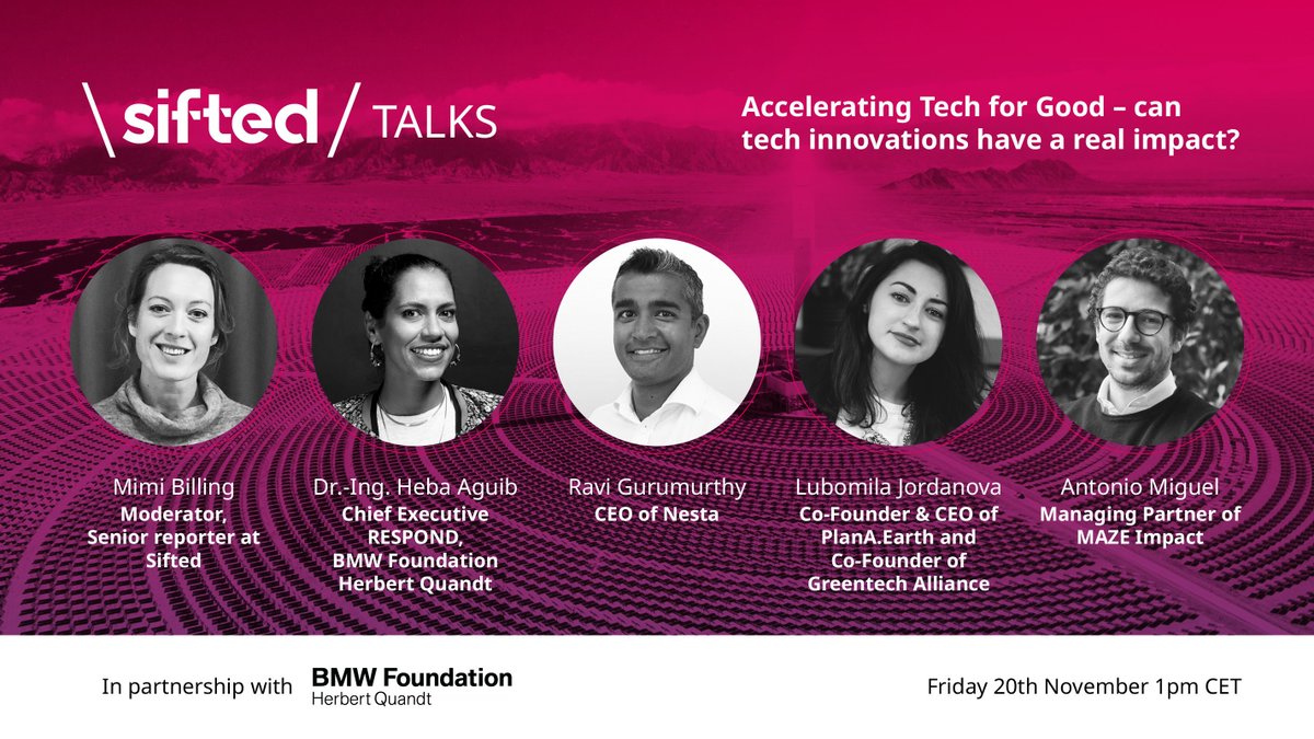 12/ If you want to discuss the future challenges and opportunities of Europe’s  #techforgood movement, join us on Friday for our next webinar:  20 Nov 2020 12pm GMT | 1pm CET | 2pm EET Sign up  https://us02web.zoom.us/webinar/register/2516050913096/WN_F01XwXpdSQmY-yuMna9_BQ