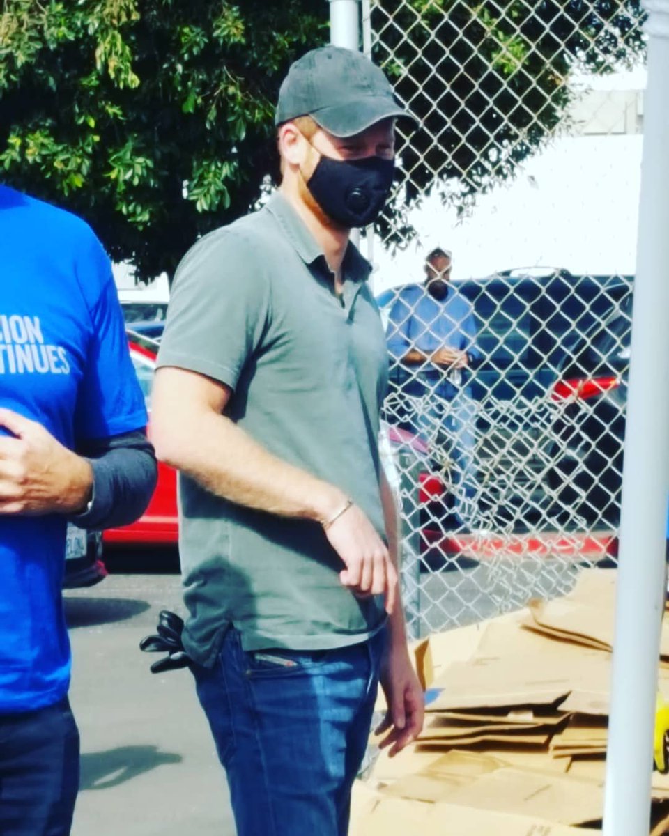 scobie's tweet photo. Efforts on the day were supported by @MissionContinue's Service Platoons (who the Duke of Sussex was officially there with). The non-profit empowers veterans across America to continue their service, find purpose through community impact and help others with veteran skills. https://t.co/zTEQZA7Uui