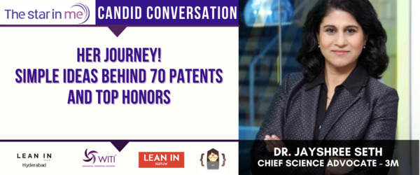 GirlscriptT's tweet image. We are very glad to invite you to the Candid Conversation by Dr. Jayshree Seth (Chief Science Advocate – 3M) on “Her Journey! Simple Ideas behind 70 patents and top honors”.

Register for the session with the below link.

lnkd.in/gZBsa5h