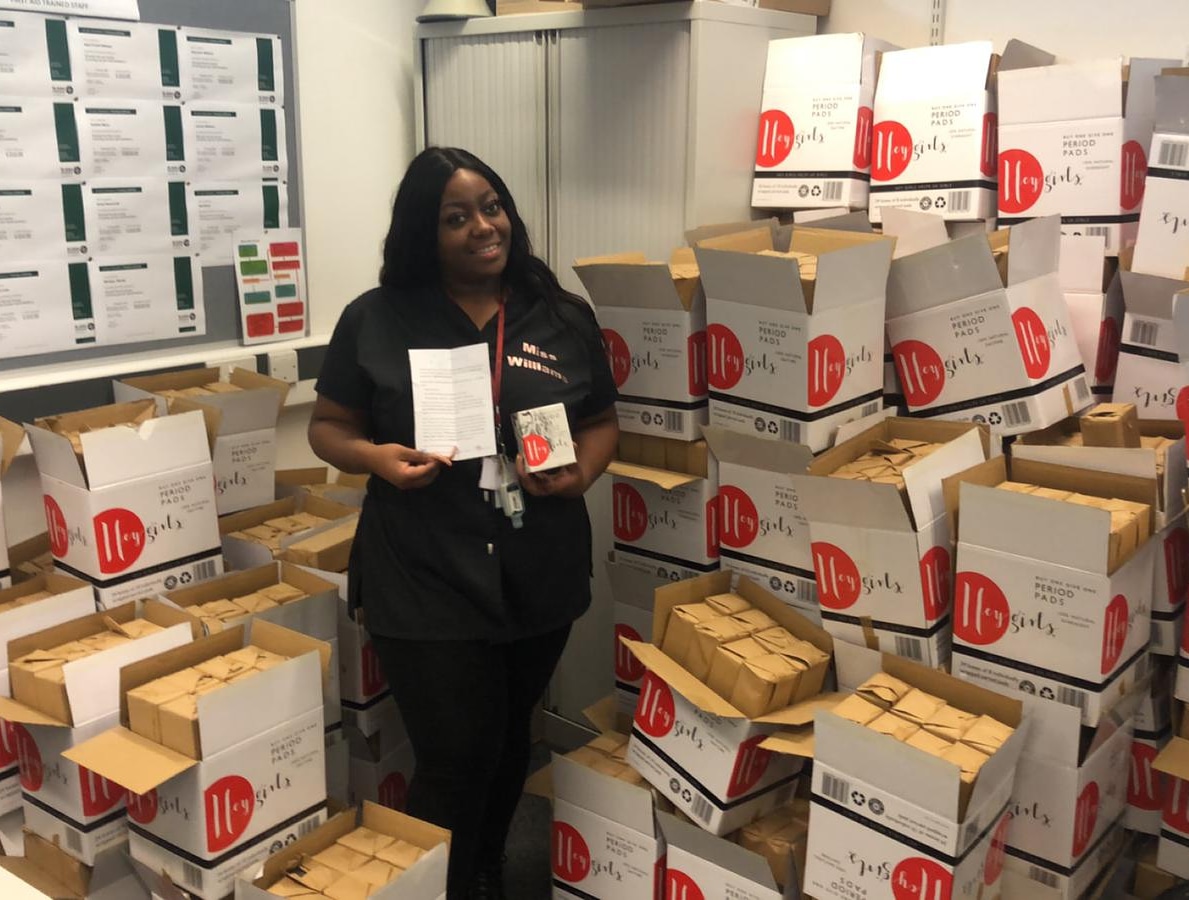 This is what it's all about! Making smiles and filling school office spaces FULL of products ready to be distributed across bubbles 🎁

Thank you to Cherrone for getting in touch to help pupils at Holly Lodge 💚
#ProjectGIVE #endperiodpoverty #kindness #heygirls #tnlcommunityfund