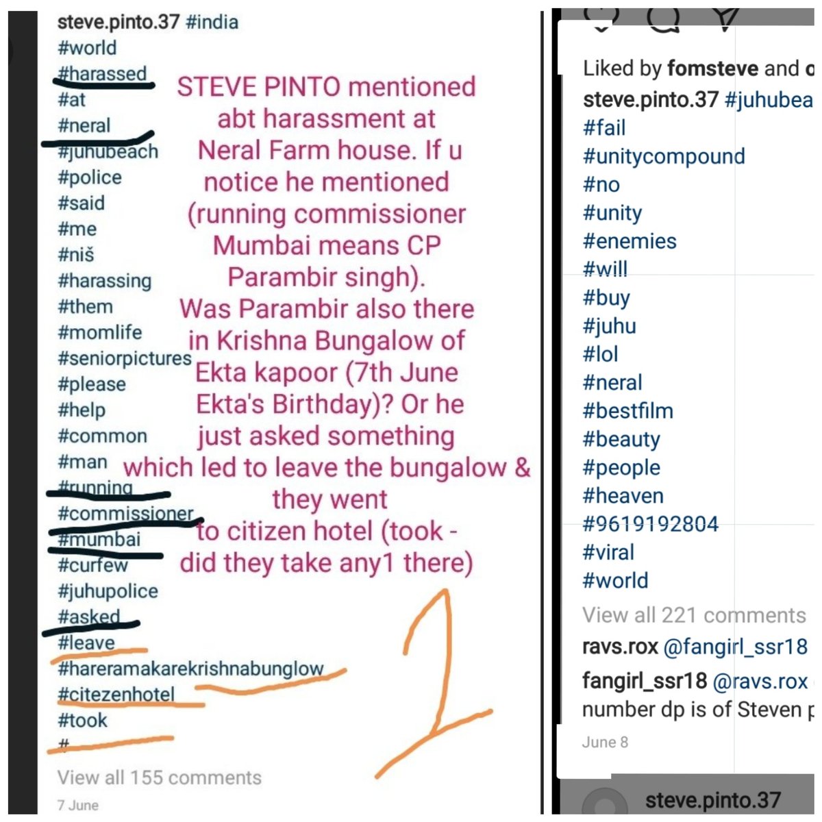 7/nJune 7 and 8th day Disha was murdered!Look at location, Neral (is that where the farm house located?) #AmitShahExpediteSSRCase