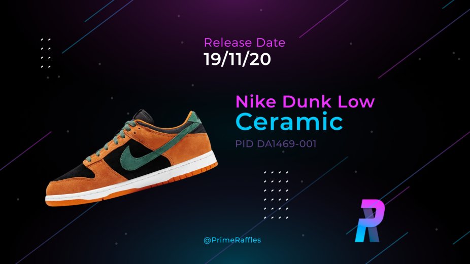 Dunk season.... are you ready for the Nike Dunk Low Ceramic?🤔

Prime Raffles users are ready to destroy the current live raffles😈