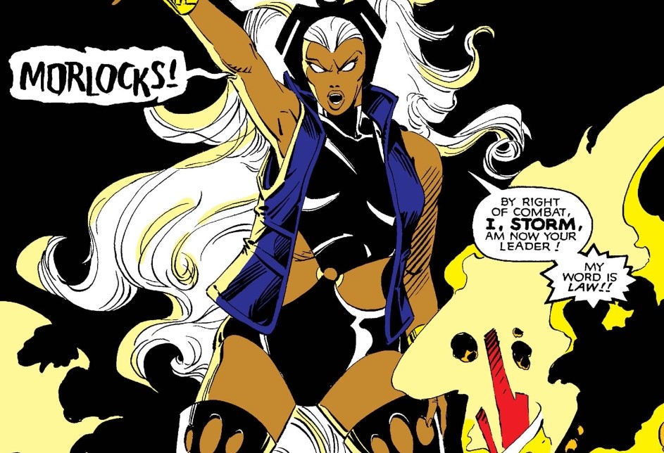 This character arc will continue throughout Claremont’s run, surfacing prominently in the Mutant Massacre, and Fall of the Mutants, with Storm frequently left to contemplate the extent to which her personal ideals have been sacrificed to her role as leader of the X-Men. 8/8