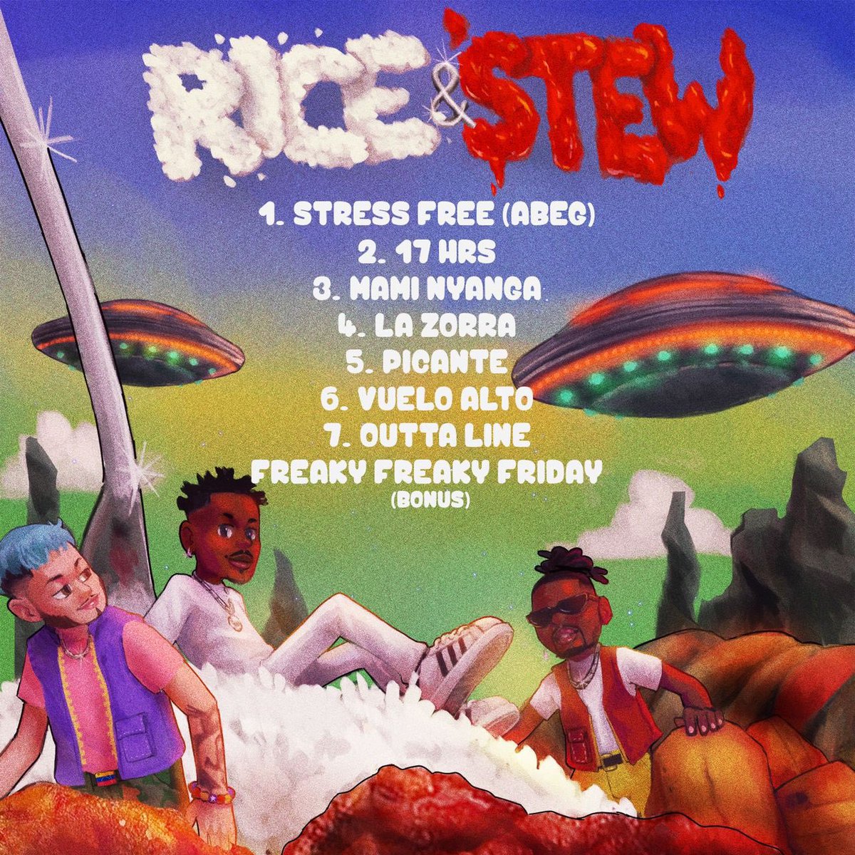 Jimahlegar's tweet photo. The main course has been served! Rice & Stew is out now for everyone to to get a plate! Time for chop don reach! Time for dame don reach! This is the new international sound of the decade! #AFROTON! Executively produced by @quantumflush ! Mixed and mastered by @elcezar_ !🍛🍛🍛 https://t.co/8f0axXacYz