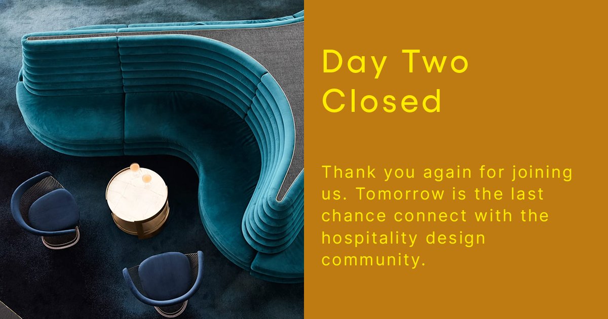 That’s a wrap on the penultimate day of Sleep &amp; Eat Virtual!

With hundreds of meetings booked and thousands of visitors in attendance it was another successful day.

Sleep &amp; Eat Virtual ends at 6pm tomorrow, register for our last day finale here: bio.ow.ly/VjhP50CmHBR