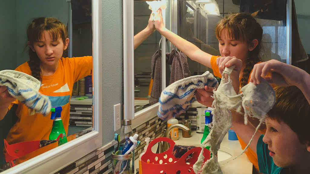 My children dust, vacuum &amp; clean the bathrooms every Friday morning because they are so committed to PRACTICING SABBATH as a family.

How did this happen?

It all began when my kids discovered the 10 Commandments. Read the story at: DrJessHughes.com/SABBATH