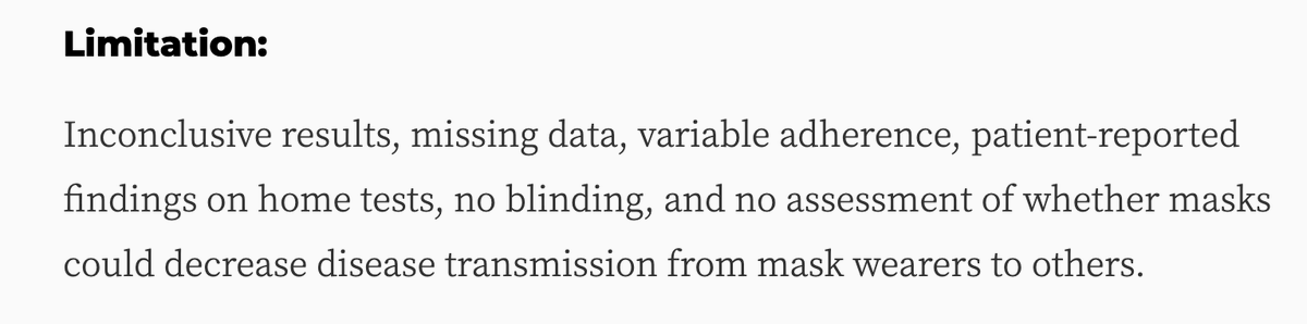 sarahrez1's tweet photo. @Anonylyzer13 @AprilMDonahue @TimWhiteRI mask wearing prevents you from SPREADING covid, it doesn't protect you, but also your study is laughable https://t.co/Xnpe5ophYm