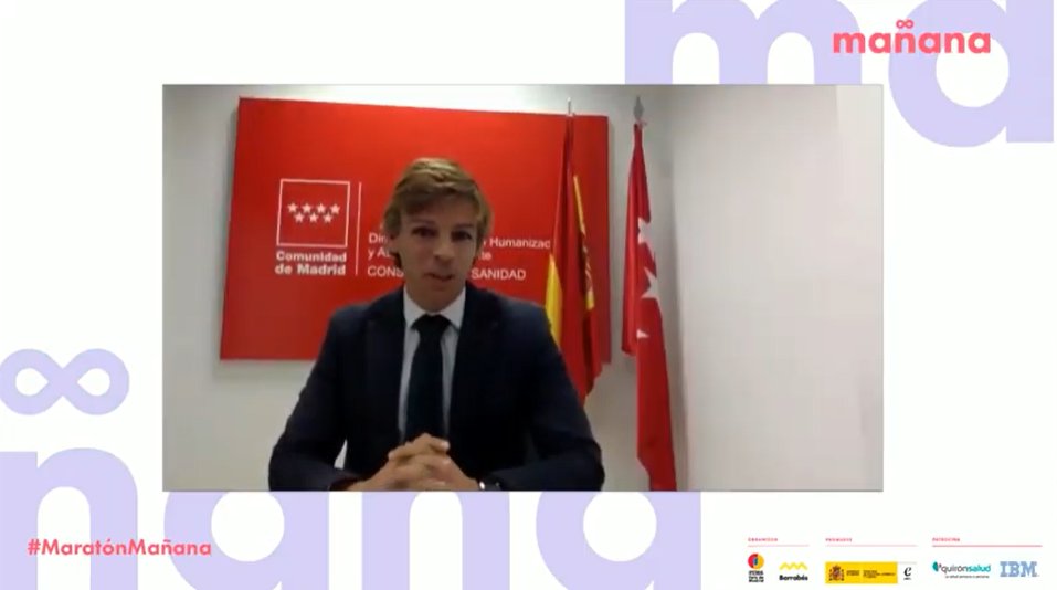 "En la sanidad pública de Madrid, la digitalización es el presente y una realidad, con la historia clínica electrónica de los pacientes, el sistema de monitorización de los pacientes aislados por #covid19, o la plataforma Info Familiares"
<a href="/Alberto_Tome/">Alberto Tomé</a>, en #MaratónMañana