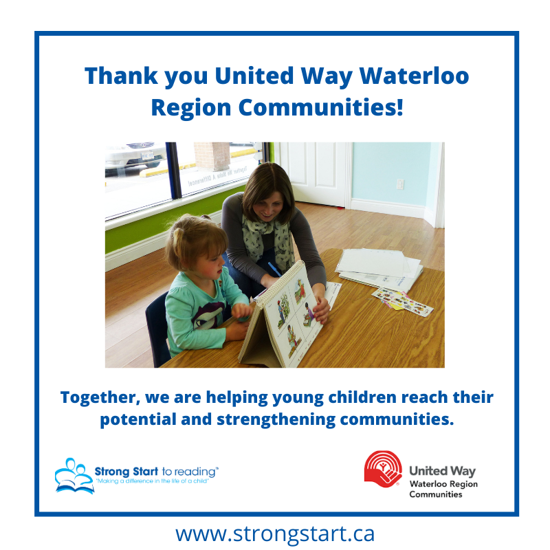 Strong_Start's tweet photo. Thank you @UnitedWayWRC  &amp; @NancyBUWayWRC
for your very generous support of Letters, Sounds &amp; Words.  Your support empowers our program, helping children and families access the services they need to foster literacy and lifelong learning. 
#AllChildrenRead https://t.co/tKDlBmdskO