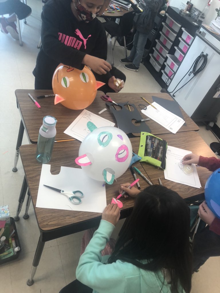 Fourth grade is FAB at MES! Such fun reading and writing about Balloons Over Broadway, the history of the Macy’s Thanksgiving Day Parade, and finally doing STEM activity to design a parade balloon! #MESjoy <a href="/TrishaEilers5/">Trisha Eilers</a> <a href="/worldofwolff/">Mrs. Wolff</a> <a href="/srtaknight/">Amanda Knight</a> <a href="/corissabarrett/">Cori Barrett</a>