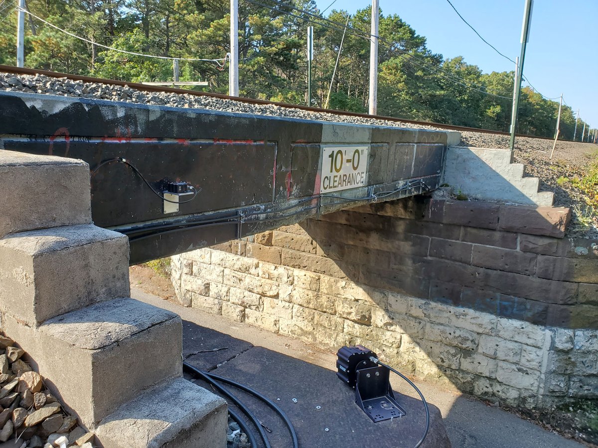 SENSRmonitoring's tweet photo. With the holidays approaching, there comes an increase of over-height truck on the roads. Make sure you have an eye on your bridges in case an impact occurs. Contact a Structural Monitoring Specialist here: https://t.co/Cim99maEQC https://t.co/5ofpeP2exB