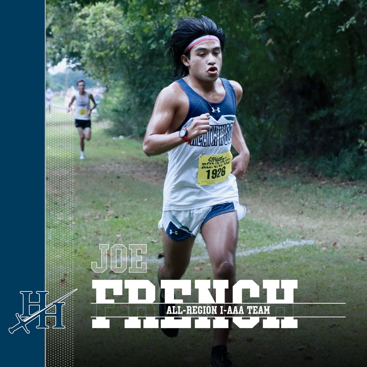 AthleticsHHES's tweet photo. Congratulations to our Boys #HighlanderXC members selected to the All-Region I-AAA team, with Christian Pearson, Robert Golden, Joe French, and Jack Cook! #GoHall🗡️ https://t.co/d4G9pKCiTP