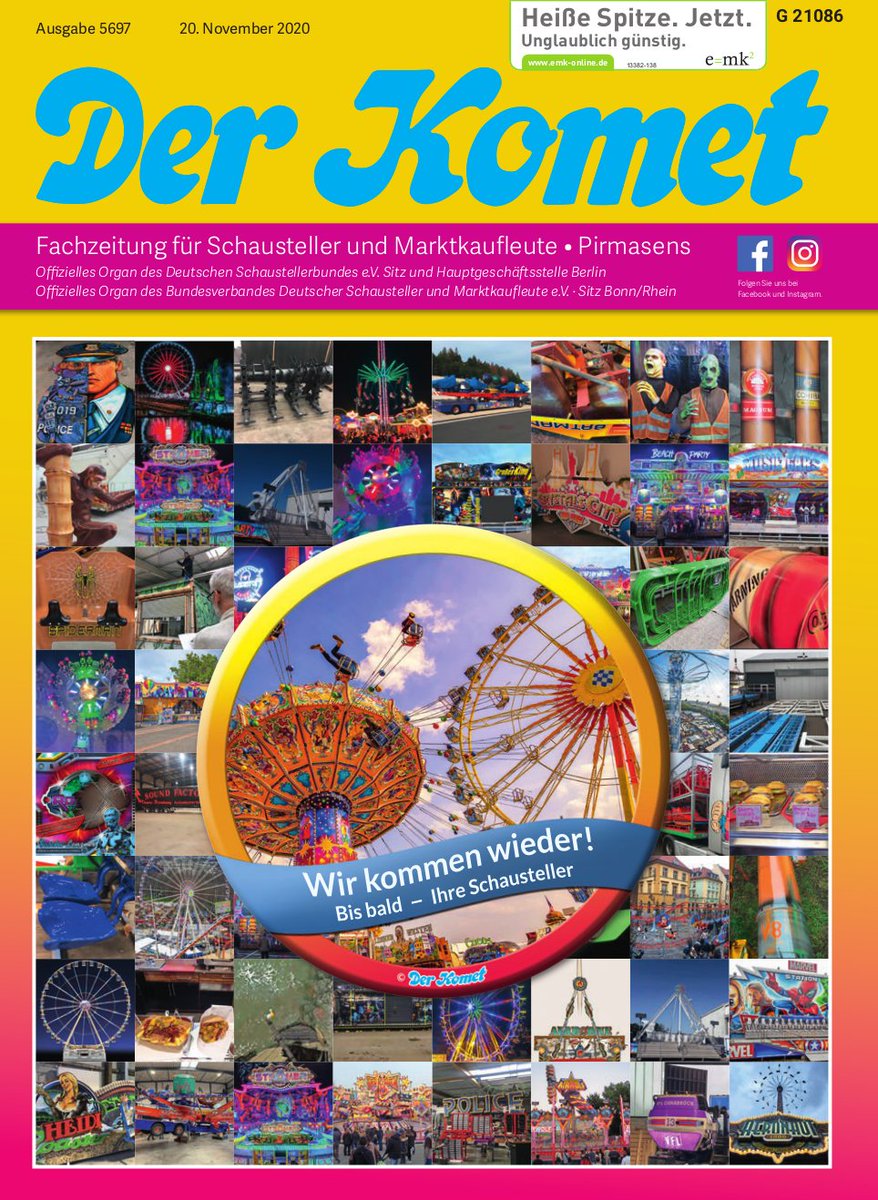 Die zweite Novemberausgabe ist da mit tollen Themen wie z.B. Rückblicke Zwickau und Den Haag, Weihnachtsmarktabsage Luxemburg, Space Shoot @Walygatorparc, Familien Freizeitspaß Düsseldorf, Gedenkgottesdienst Lullusfest, News der Verbände, Ratgeberthemen und vielen mehr.