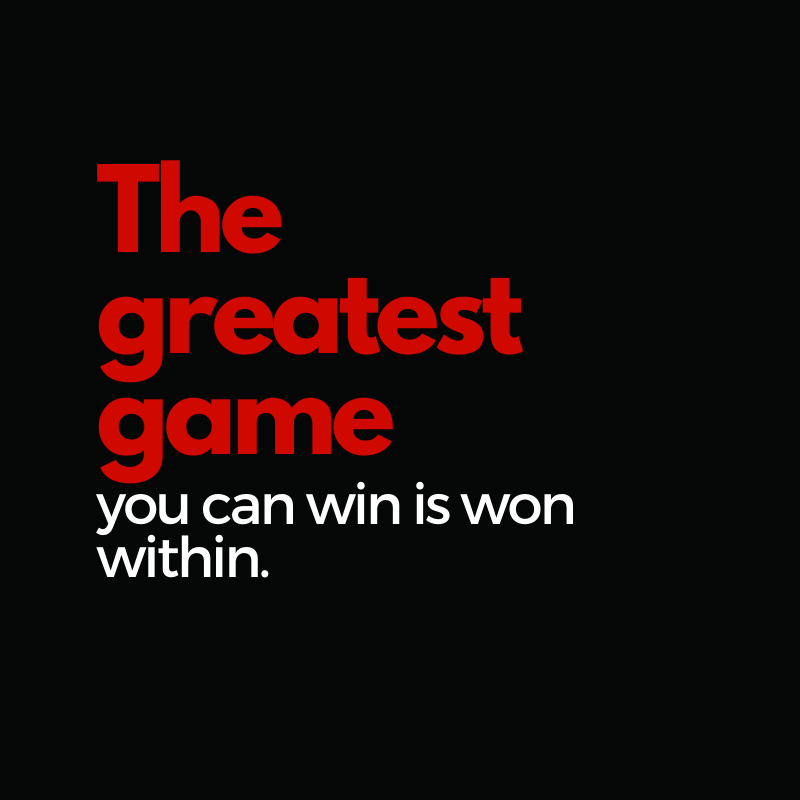 NotYetPro's tweet photo. The greatest game you can win is won within. #nyp #notyetpro #everybodyhasafan #iamnotyetpro #promoteyourself #equalplayingfield #empoweredathlete #athlete #coach #fan #parent #scouts #team #sports #amateur #amateursports https://t.co/LRwOwxCarj