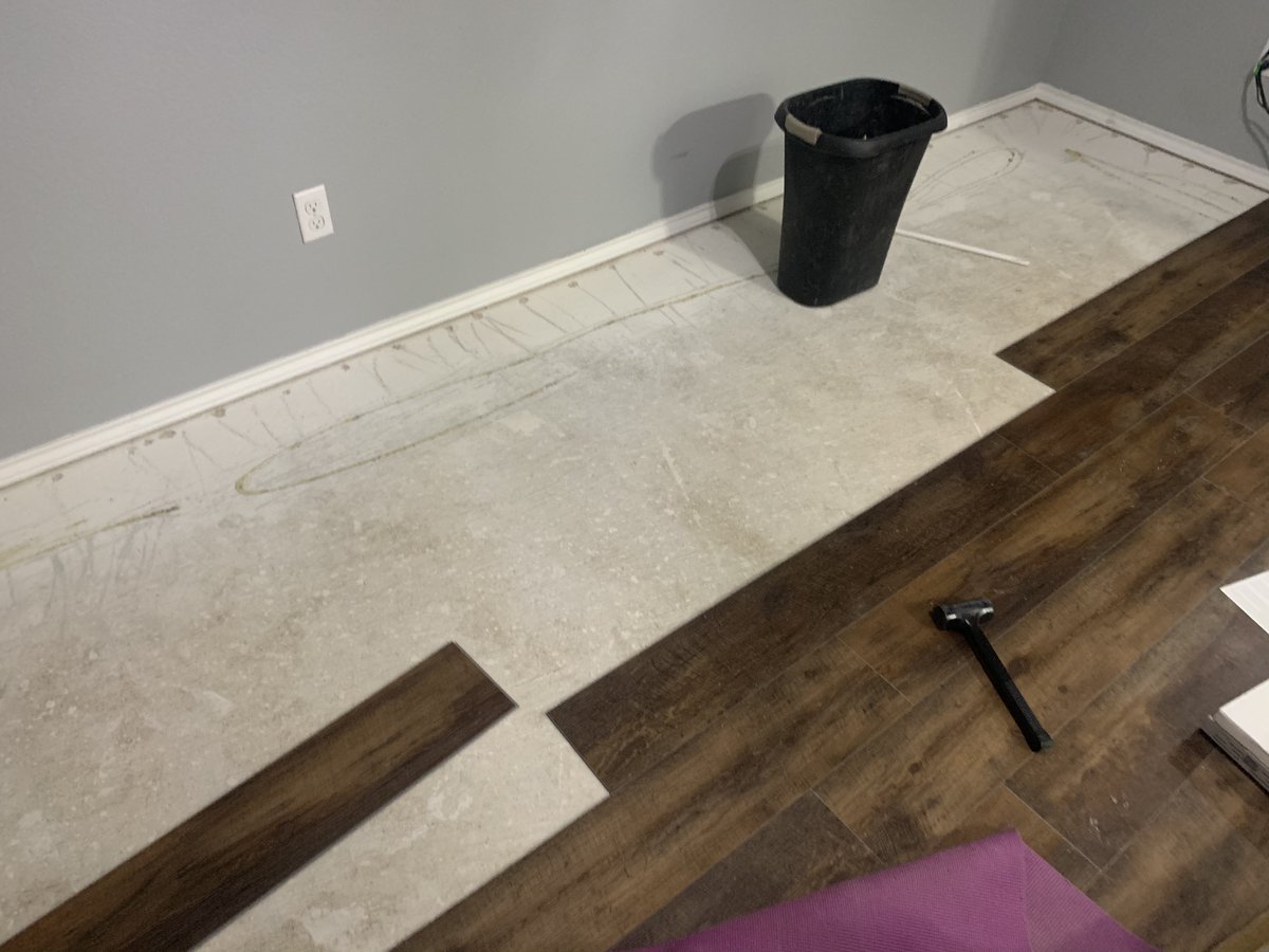 Helping out with some new wood floors at my brothers place today! Love getting time to get a little dirty and hang with family.