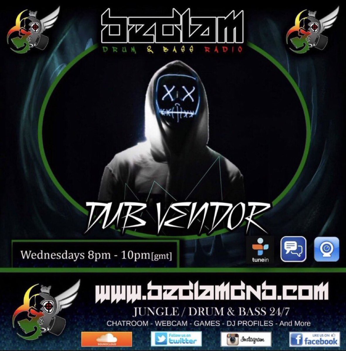 DubsVendor's tweet photo. Catch me LIVE tonight on @BedlamDnB from 8-10PM GMT bringing all things DNB! π₯π₯π₯
#Livestream #dnb #drumnbass #junglednb #newmusic #bedlam #radio #live #midweeksession #dnbfamily #drumnbassfamily #dnbmusic #dnbdj #junglevibes #jungle #undergroundmusic #underground https://t.co/bh1JC9kkSo