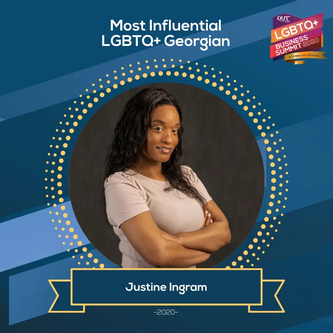 SouthernAIDSCo's tweet photo. Wow! Congrats to everyone including our own, Justine Ingram, Capacity Building Specialist. Trailblazer doesn’t even begin to describe the amazing work you’re doing and ALWAYS putting community first. 

Congrats Justine 🥳 
#OUTGeorgia #OUTandProud #LGBTQbusiness #LGBTQleadership https://t.co/cDl0pPfUjY