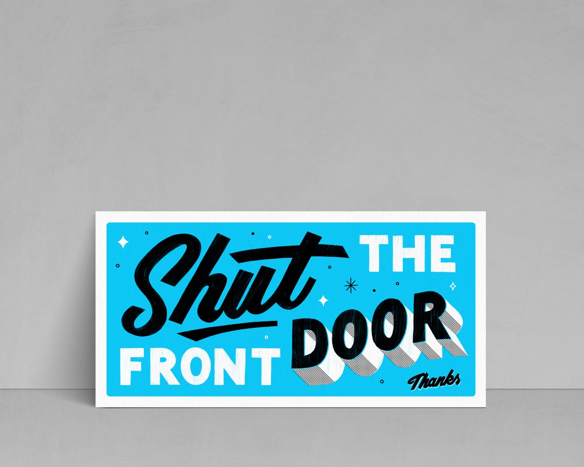 I’ve made a sign but can’t decide on the colour. Leaning towards the yellow, what do you think? 👀