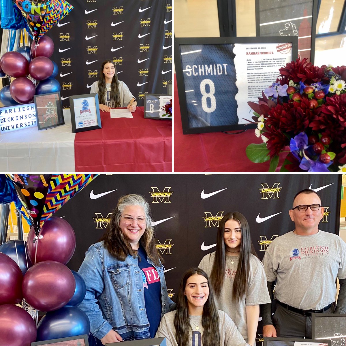 Memorial_VB's tweet photo. Congratulations to Hannah @hannahgrace_4_ on signing with Fairleigh Dickinson University to continue her academic and athletic career as a Knight! @FDUKnights @FDUWhatsNew @vbmomm #strongertogether https://t.co/OAZDRotyar