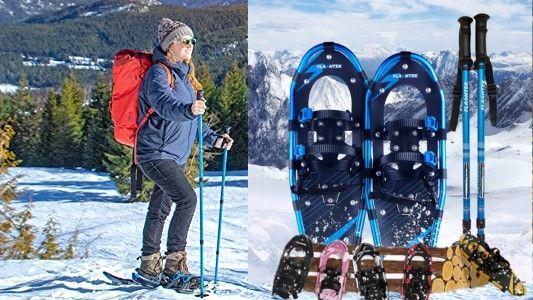 TravelgearWorld's tweet photo. Get Ready for Snow Season! Light Weight Snowshoes for Women Men Youth Kids with Trekking Poles and Carrying Tote Bag.
The link is in our bio for Shopping
https://t.co/LUXPlQQzFy
#snowshoes #snow #mountains #snowshoeing #winter #sepatusexy #bootheels #denimboots https://t.co/zGas6dL2RR