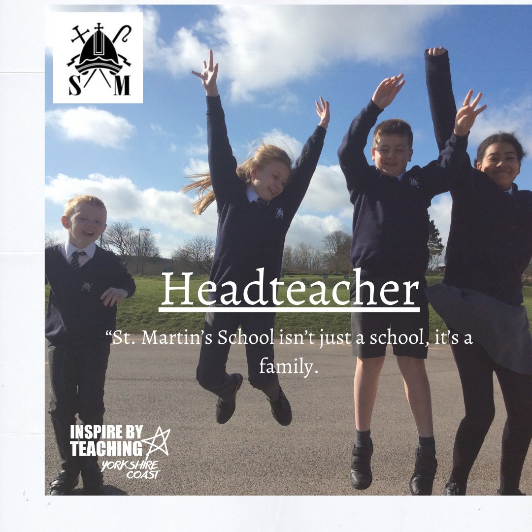 james_annetts's tweet photo. Come and #lead our @StMartins4to11 family as our new #headteacher from Easter 2021. 

#relocation package available if you need to move to #scarborough

More details at https://t.co/bTMzIRuaxA

#SLT #education #edutwitter @nyccjobs @CoastOA @FranceGorton @teachyorkscoast https://t.co/g0DbaDsaH2