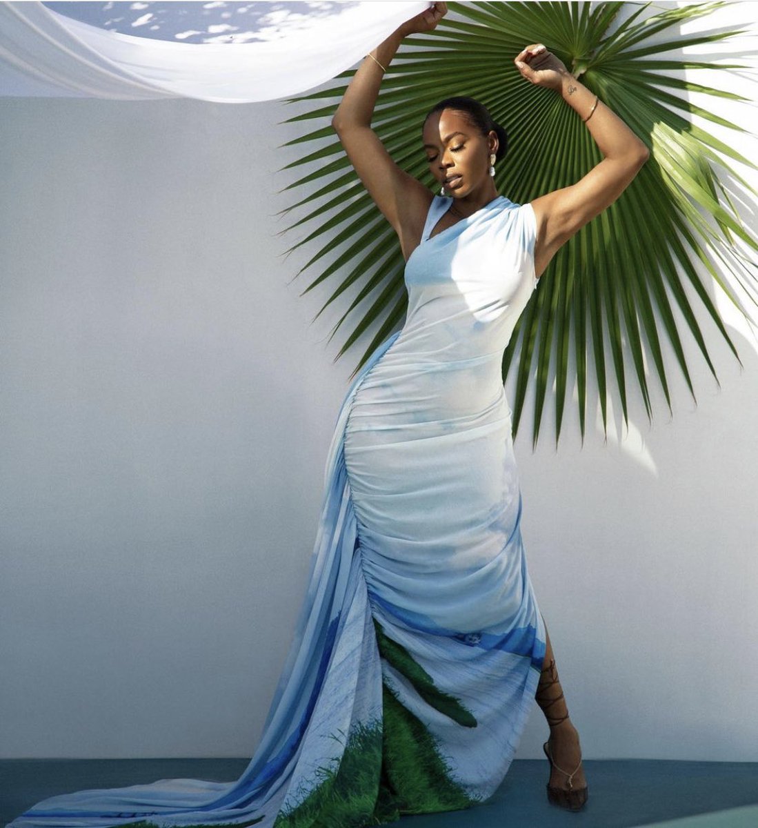 officialHanifa's tweet photo. Step into the sunshine and rediscover your rhythm in the Mài Maxi Dress @Therealbrandee #pinklabelcongo

Styled by @tytryone + @BallinWithColin https://t.co/Gryyhbh9Is