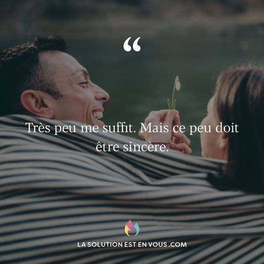 So4real6's tweet photo. "Très peu me suffit. Mais ce peu doit être sincère."💝
#LaSolutionEstEnVous #Citation #Citations #Inspiration #Proverbe #Philosophie #Motivation #Choix #SantéMentale #Sagesse #DemainNousAppartient #Conscience #Courage https://t.co/S9iUwGEoxQ