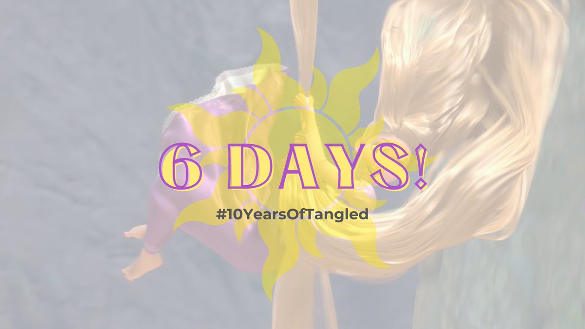 starryrapunzel's tweet photo. 6 days left until #10YearsOfTangled!! ✨ https://t.co/Ohrai5Wxhs