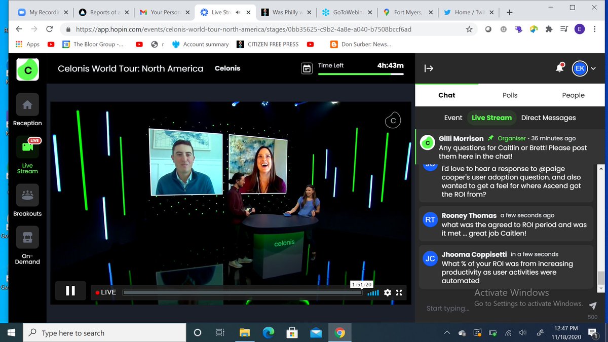eric_kavanagh's tweet image. What is that 40% gap? How can we improve?

Learning all about Execution Management in Day 2 of the final stop on the #CelonisWorldTour!

Just because something isn&apos;t broken, doesn&apos;t mean it can&apos;t be improved! That&apos;s what #ExecutionManagement is all about! Join us now @Celonis