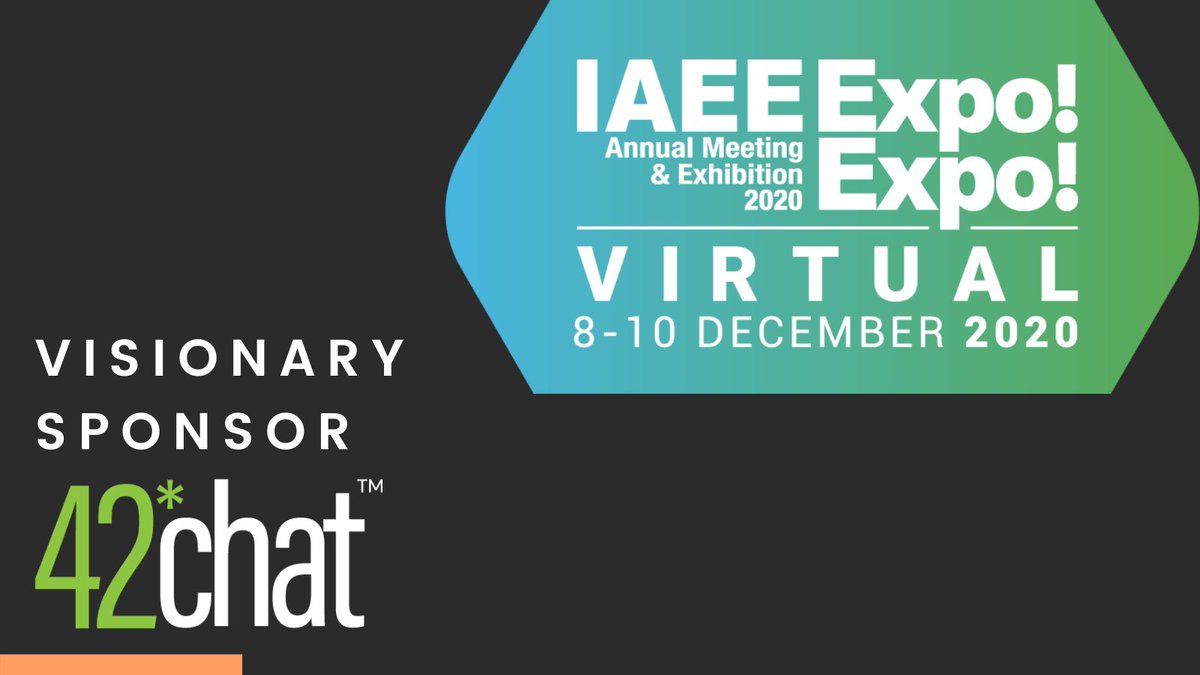 42ChatBots's tweet photo. 42Chat is proud to be a Visionary sponsor for IAEE’s Expo!Expo! 2020.
Make sure to bookmark @chuck_elias's Session: Rapid Response A.I. Chatbot on Covid-19 and learn how we’re helping events open safely!
#tradeshows #eventpeeps #eventprofs https://t.co/seHg0vVbH3