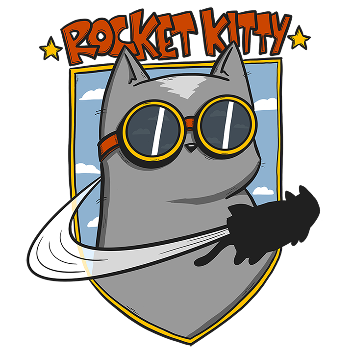 WIP logo for our game😺 I'm thinking of thickening up the border and adding some fancy details, but I appreciate any other feedback! #indiedevhour #cat #digitalart