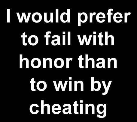 LeadToday's tweet photo. You can cheat to come in first but you can’t cheat and be a winner. https://t.co/MzUqUN2ESH