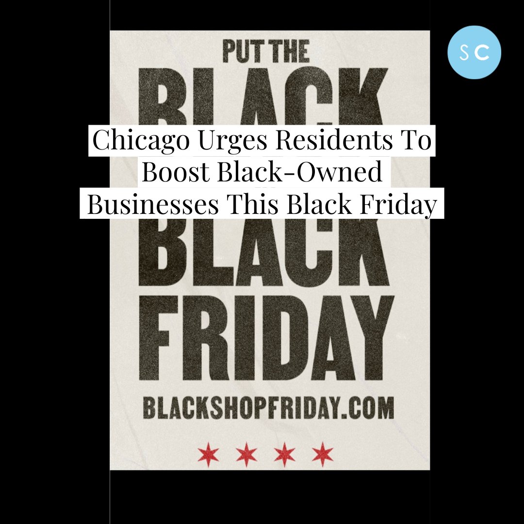 The ultimate goal is not just for Black Friday but every Friday. Click on the link below to learn more about Chicago's initiative to boost black-owned businesses this Black Friday 🙌 
#BuyBlack #BlackFriday #Chicago 
bit.ly/3nEakx1