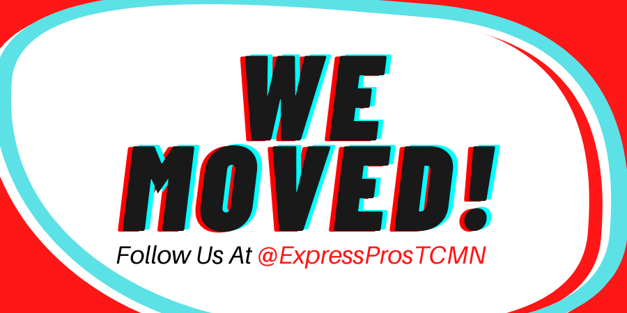 ExpressMN's tweet image. Go give us a follow on our updated page! 🤩@ExpressProsTCMN 
#newpage #followus