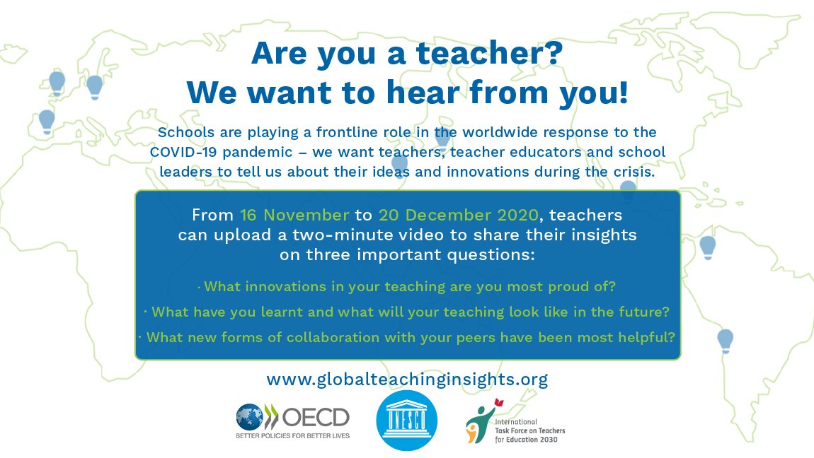 You may have seen how teachers in your country teach, but what about a teacher on the other side of the world? 

Check out this video library of teaching practice, and share your own insights with peers from around the globe!
👉 globalteachinginsights.org 

#GlobalTeachingInSights