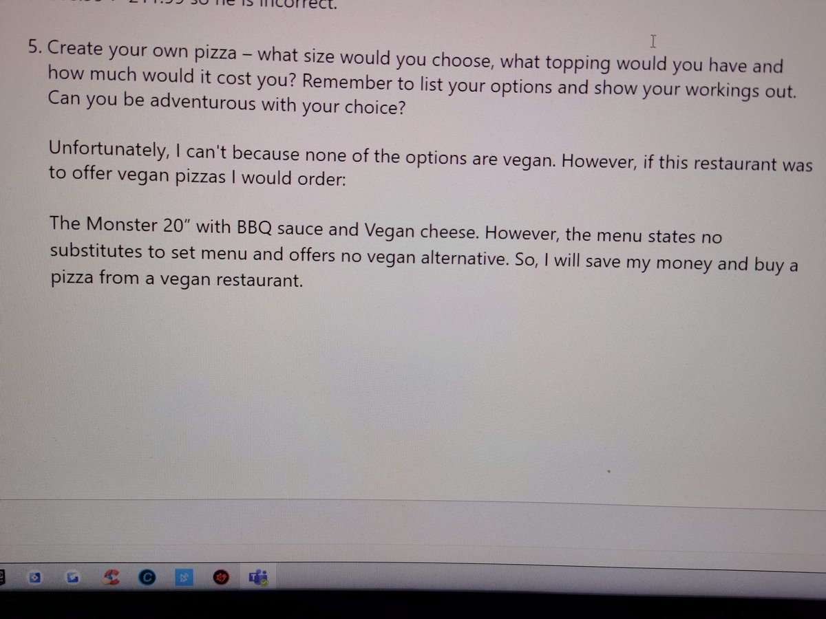 _Kenny_22's tweet photo. My sons maths homework. What level vegan is he? 😂 https://t.co/uNe4wCr271