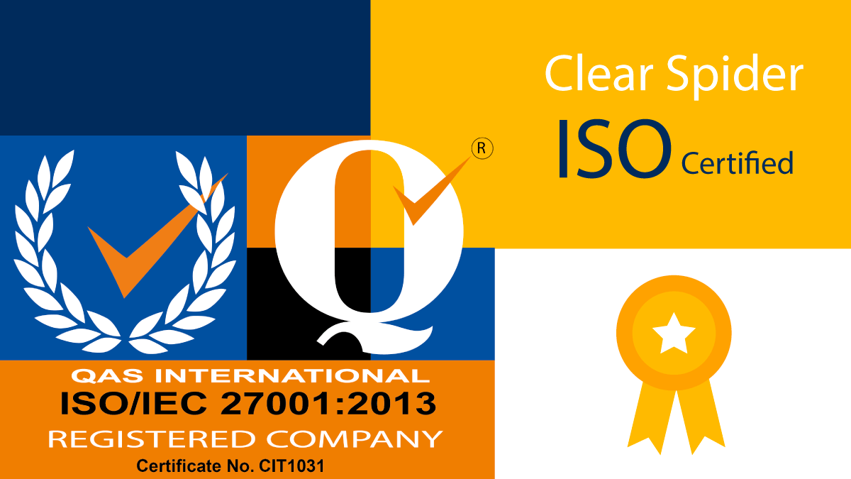 Clear Spider is ISO 27001 Certified! We continue to provide the highest standard of security, privacy, and quality in our services. clearspider.net/benefits/safe-…

#iso #certification #security