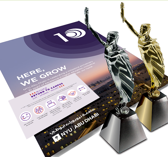 goffredodotcom's tweet photo. Yes! @mynyuad Return-To-Campus initiative and 10Years Anniversary won Platinum and Gold @MarCom_Awards 2020: one of the largest, most-respected creative competitions in the world.
Proud to be part of the best design team ever!
#NYUAbuDhabi #design #inabudhabi https://t.co/7nAVjlmxLj